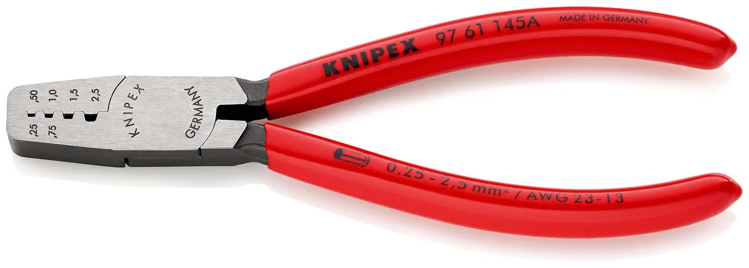Crimping Pliers for wire ferrules-97 61 145 A