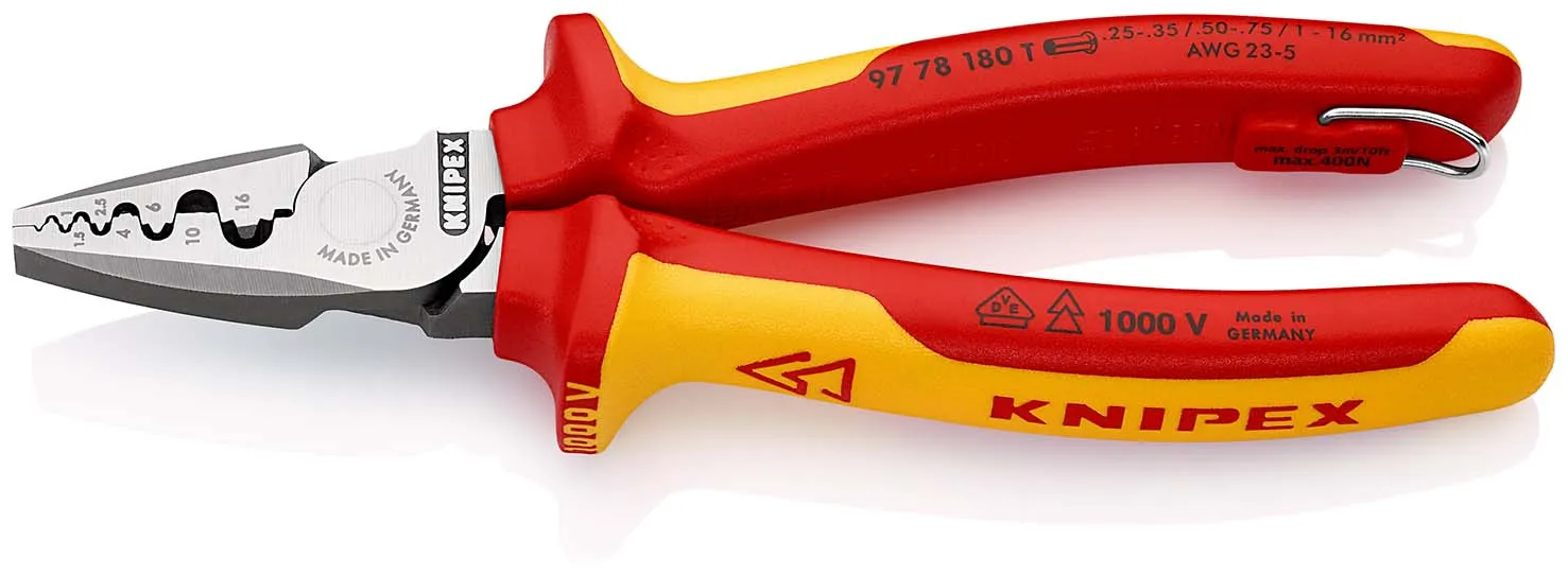 Crimping Pliers for wire ferrules-97 78 180 T